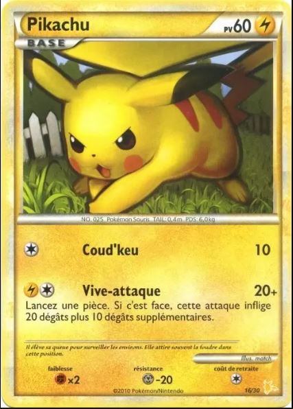 HS Trainer Kit- Raichu Half Deck (Raichu Symbol) (#2)