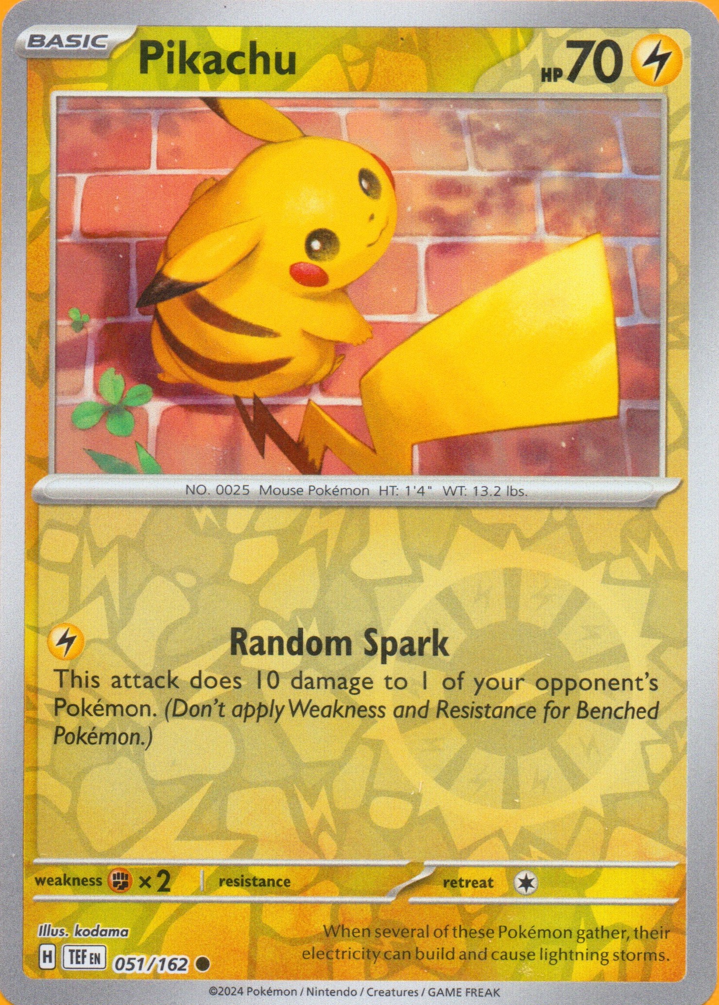 Pikachu (Reverse Holo)