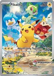 Pikachu (Paldea Starters) (Pokemon Center Stamp) (Promo)