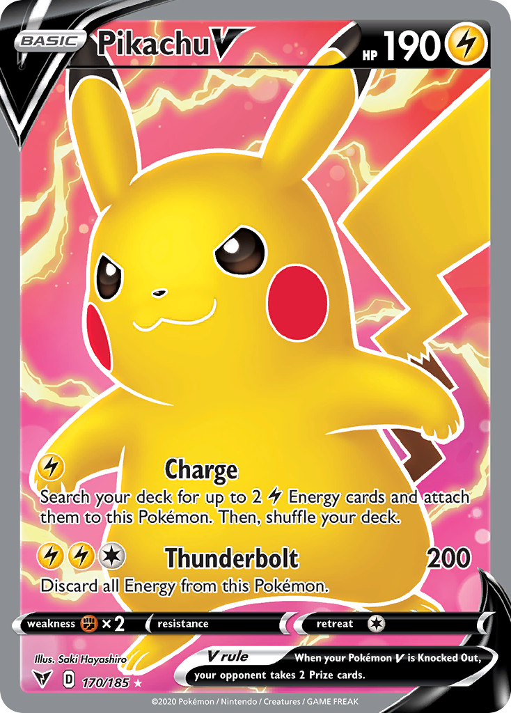 Pikachu V (Ultra Rare) (Full Art) (VV)