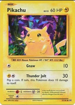 Evolution Pikachu Power Theme Deck (Cracked Ice Holo)